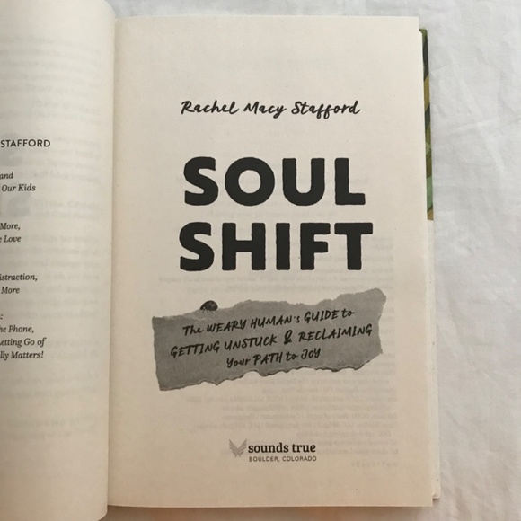 ๐3/$35 Soul Shift Hardcover Book by Rachel Macy Stafford - Picture 6 of 10